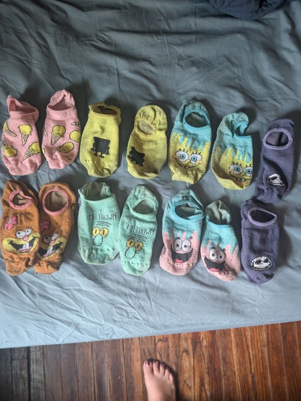 Cartoon No-Show Socks - Assorted Colors